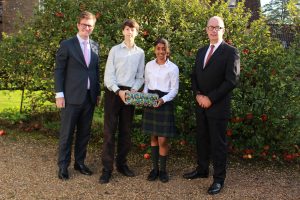 Perrott Hill Prep School in Somerset donates food to The Lord's Larder food bank in Yeovil