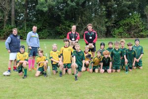Perrott Hill Prep School rugby training with King's College Taunton
