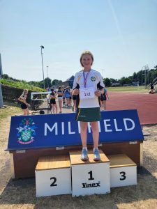 Perrott Hill pupils compete in the South West Athletics Championships at Millfield School