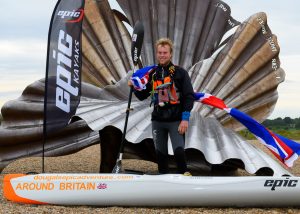 Old Perrott Hillian Dougal Glaisher breaks record for kayaking around the UK