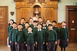 Chinese Children arrive at Perrott Hill